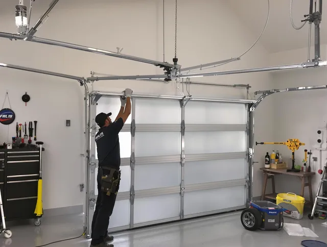 Maple Heights Garage Door Repair certified team performing precision garage door installation in Maple Heights