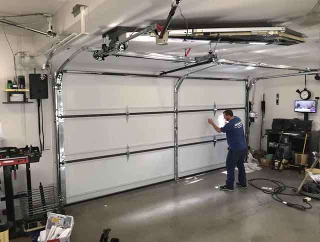 Professional garage door repair service by Maple Heights Garage Door Repair in Maple Heights