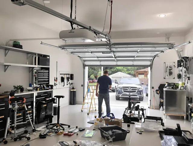 Garage door opener installation by Maple Heights Garage Door Repair in Maple Heights